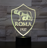 3D LED Night Light - A.S. Roma - Club Logo