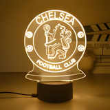 3D LED Night Light - Chelsea Football Club - Chelsea Football Club logo