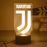 3D Illuminated Art - Juventus Football Club - Juventus logo 3D Illusion LED Night Light 16 Colors