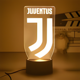 3D LED Night Light - Juventus Football Club - Juventus logo