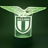 3D LED Night Light - S.S. Lazio - S.S. Lazio Logo