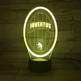 3D LED Night Light - Juventus Football Club - Juventus Logo/Crest