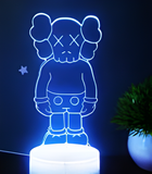 3D Illuminated Art - KAWS - Companion 3D Illusion LED Night Light 16 Colors