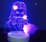 3D Illuminated Art - Identity V - Painter (Edgar Valden) with roses 3D Illusion LED Night Light 16 Colors