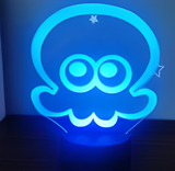 3D Illuminated Art - Aotu World - Octopus 3D Illusion LED Night Light 16 Colors