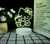 3D Illuminated Art - Hello Kitty - Hello Kitty 3D Illusion LED Night Light 16 Colors