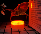 3D Illuminated Art - Shark 3D Illusion LED Night Light 16 Colors #1643