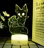 3D Illuminated Art - Fox 3D Illusion LED Night Light 16 Colors