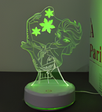 3D Illuminated Art - Frozen - Elsa 3D Illusion LED Night Light 16 Colors #1704