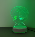 3D Illuminated Art - BTS - Chibi BTS member 3D Illusion LED Night Light 16 Colors