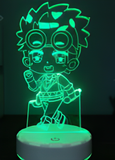 3D Illuminated Art - Soul Land (Douluo Dalu) - Oscar (Chibi Version) 3D Illusion LED Night Light 16 Colors