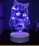 3D Illuminated Art - Soul Land - Zhu Zhuqing (Q-version) 3D Illusion LED Night Light 16 Colors