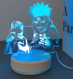 3D Illuminated Art - Naruto - Naruto and Itachi 3D Illusion LED Night Light 16 Colors