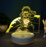 3D Illuminated Art - Naruto - Minato Namikaze 3D Illusion LED Night Light 16 Colors #2210