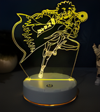 3D Illuminated Art - Naruto - Minato Namikaze 3D Illusion LED Night Light 16 Colors #2211