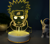 3D Illuminated Art - Naruto - Naruto Uzumaki 3D Illusion LED Night Light 16 Colors #2216