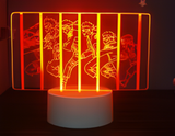 3D Illuminated Art - Naruto - Naruto's Evolution Process 3D Illusion LED Night Light 16 Colors