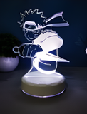 3D Illuminated Art - Naruto - Naruto holding kunai 3D Illusion LED Night Light 16 Colors