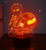 3D Illuminated Art - Naruto - Gaara 3D Illusion LED Night Light 16 Colors