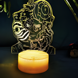 3D Illuminated Art - Naruto - Obito (masked forms) 3D Illusion LED Night Light 16 Colors
