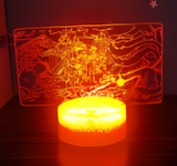 3D Illuminated Art - Naruto - Final Valley Showdown 3D Illusion LED Night Light 16 Colors