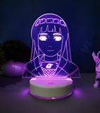 3D Illuminated Art - Naruto - Hinata Hyuga 3D Illusion LED Night Light 16 Colors