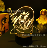 3D Illuminated Art - Naruto - Uchiha Itachi 3D Illusion LED Night Light 16 Colors #2243