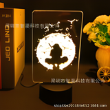 3D Illuminated Art - Naruto - Uchiha Itachi 3D Illusion LED Night Light 16 Colors #2244