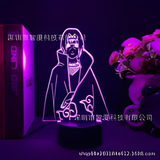 3D Illuminated Art - Naruto - Uchiha Itachi 3D Illusion LED Night Light 16 Colors #2245