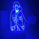 3D Illuminated Art - Naruto - Itachi Uchiha 3D Illusion LED Night Light 16 Colors