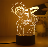 3D Illuminated Art - Naruto - Naruto Uzumaki 3D Illusion LED Night Light 16 Colors #8304
