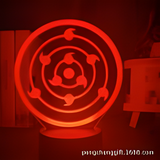3D Illuminated Art - Naruto - Rinnegan 3D Illusion LED Night Light 16 Colors