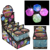 Squishy - Light-Up Squeezy Sugar Diamond 2.75 Inch (Random Color)