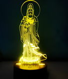 3D Illuminated Art - Child-Giving Guan Yin 3D Illusion LED Night Light 16 Colors