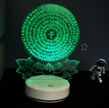 3D Illuminated Art - Buddhist - Rain Treasure Dharani 3D Illusion LED Night Light 16 Colors