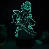 3D Illuminated Art - Demon Slayer: Kimetsu no Yaiba - Giyu Tomioka 3D Illusion LED Night Light 16 Colors