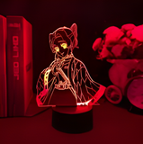 3D Illuminated Art - Demon Slayer - Kochō Shinobu 3D Illusion LED Night Light 16 Colors