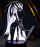 3D Illuminated Art - Demon Slayer: Kimetsu no Yaiba - Muichiro Tokito 3D Illusion LED Night Light 16 Colors