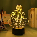 3D Illuminated Art - Demon Slayer - Akaza 3D Illusion LED Night Light 16 Colors