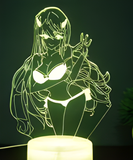 3D Illuminated Art - Darling in the Franxx - Zero Two (Lingerie) 3D Illusion LED Night Light 16 Colors