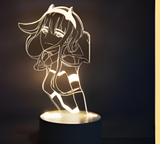 3D Illuminated Art - Genshin Impact - Ganyu (Side Profile) 3D Illusion LED Night Light 16 Colors