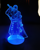 3D Illuminated Art - One Piece - Zoro 3D Illusion LED Night Light 16 Colors