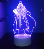 3D Illuminated Art - One Piece - Roronoa Zoro (with cape) 3D Illusion LED Night Light 16 Colors