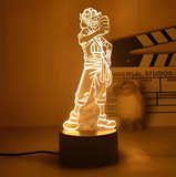 3D Illuminated Art - One Piece - Usopp 3D Illusion LED Night Light 16 Colors