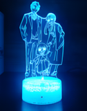 3D LED Night Light - Spy × Family - Loid, Yor, and Anya Forger