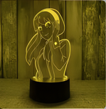 3D Illuminated Art - Spy × Family - Yor Forger 3D Illusion LED Night Light 16 Colors