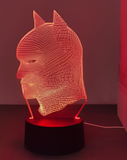 3D Illuminated Art - DC Comics - Batman 3D Illusion LED Night Light 16 Colors