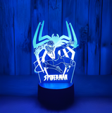 3D Illuminated Art - Marvel - Spider-Man 3D Illusion LED Night Light 16 Colors #3022