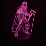 3D Illuminated Art - Marvel - Thor 3D Illusion LED Night Light 16 Colors