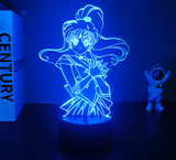 3D Illuminated Art - Sailor Moon - Sailor Moon 3D Illusion LED Night Light 16 Colors #3102